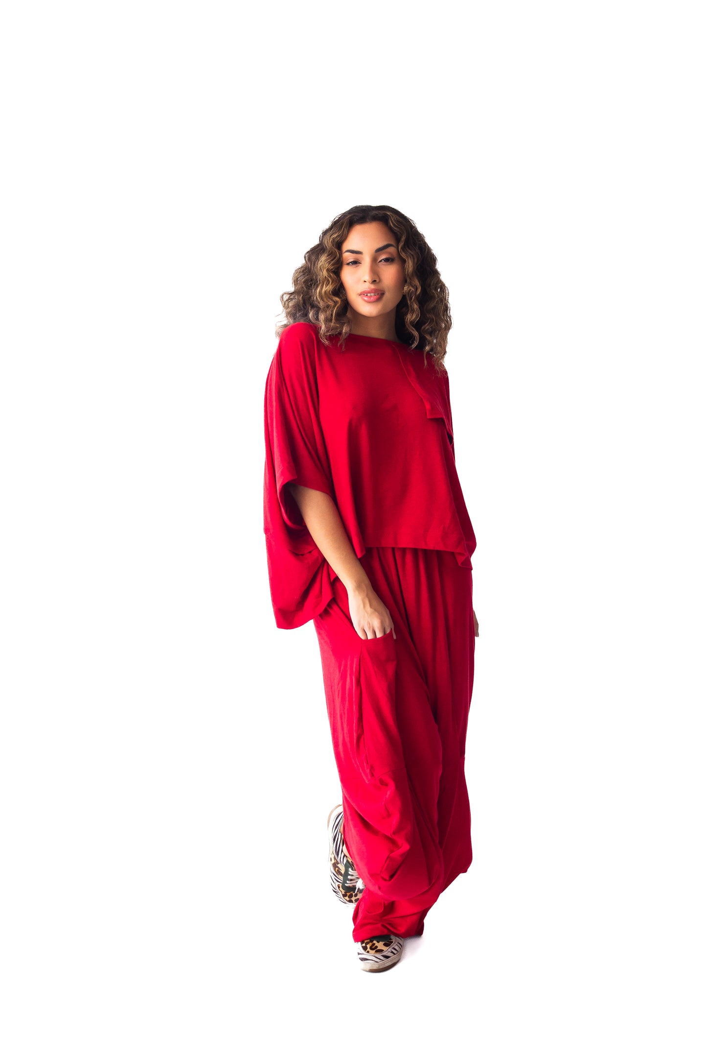 Calça Oriental em Viscolinho
