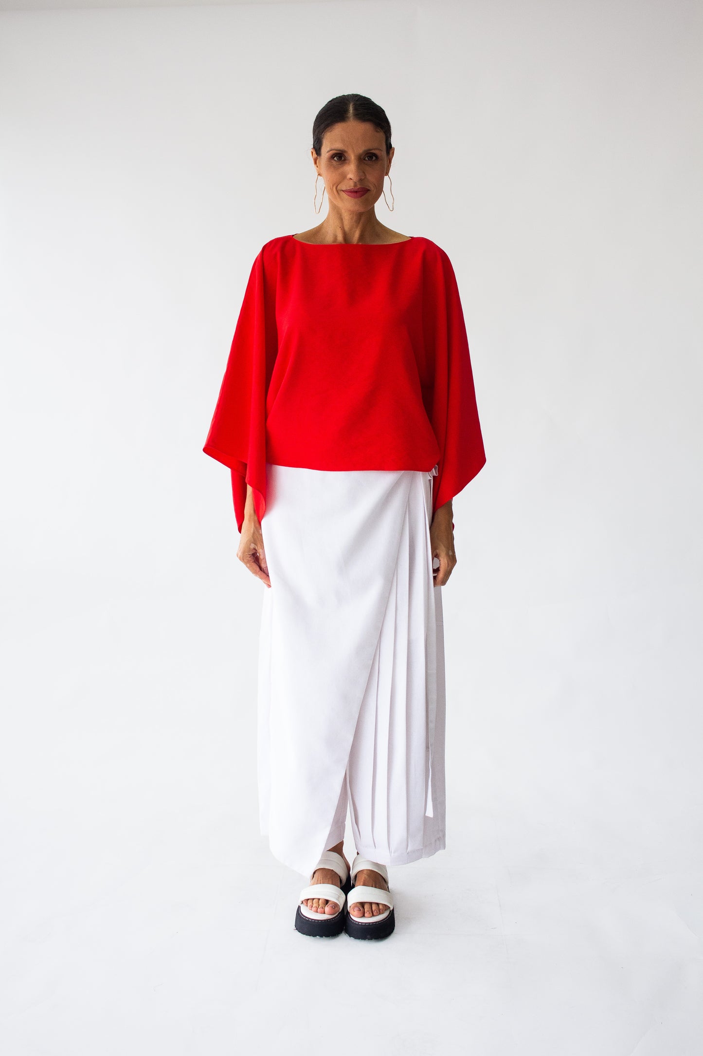 Calça Pregas em Linho