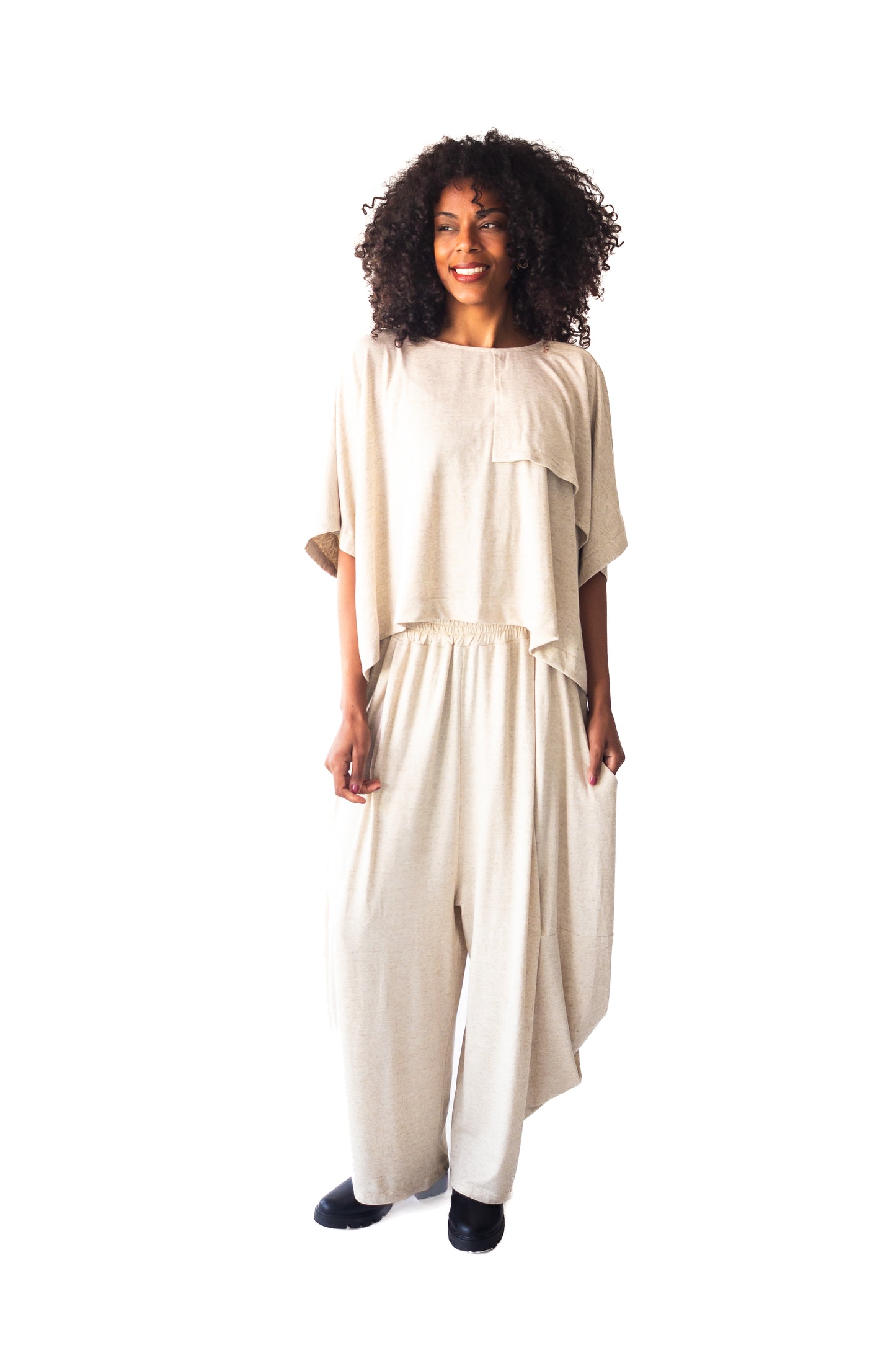Calça Oriental em Viscolinho