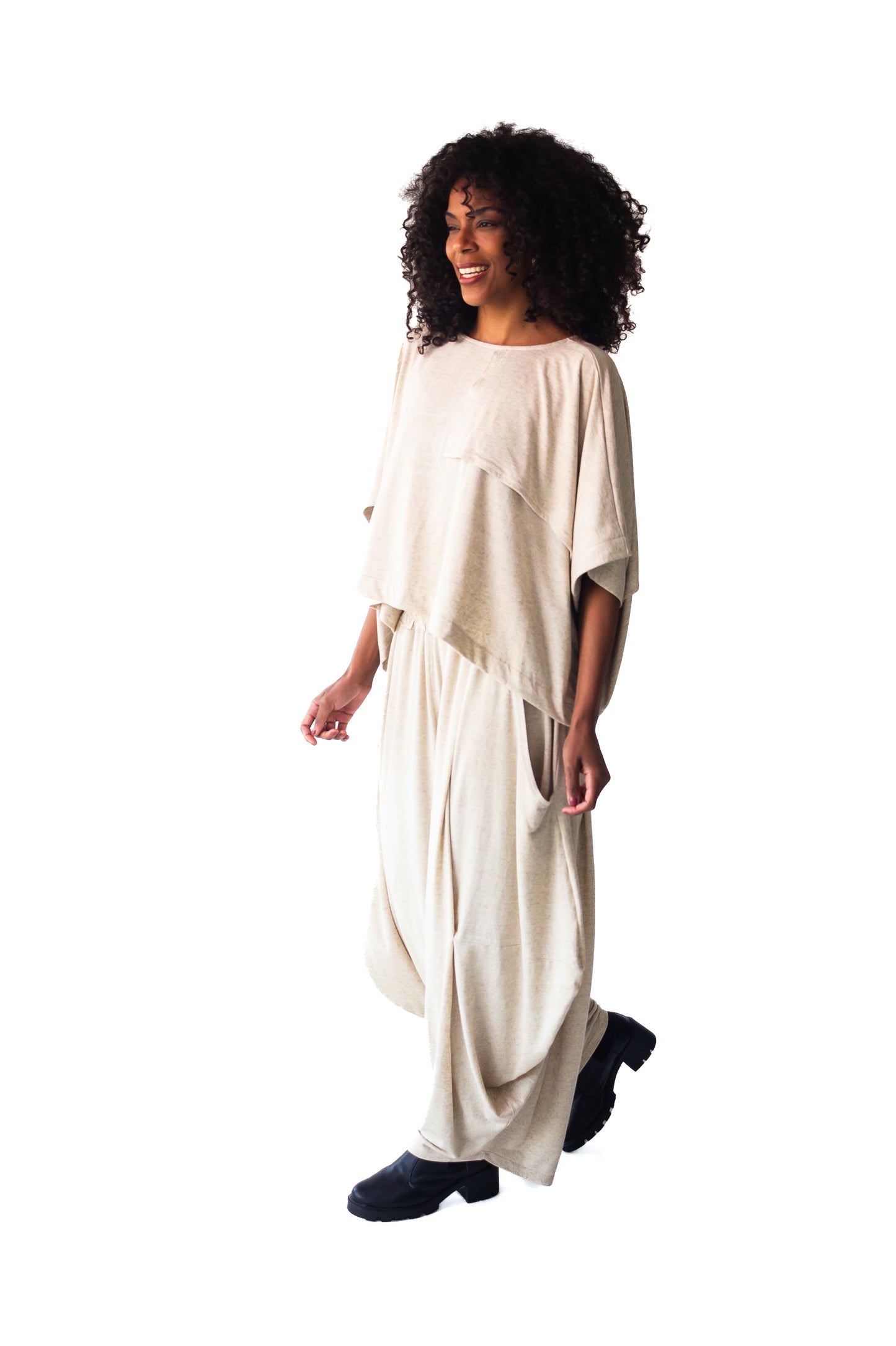 Calça Oriental em Viscolinho