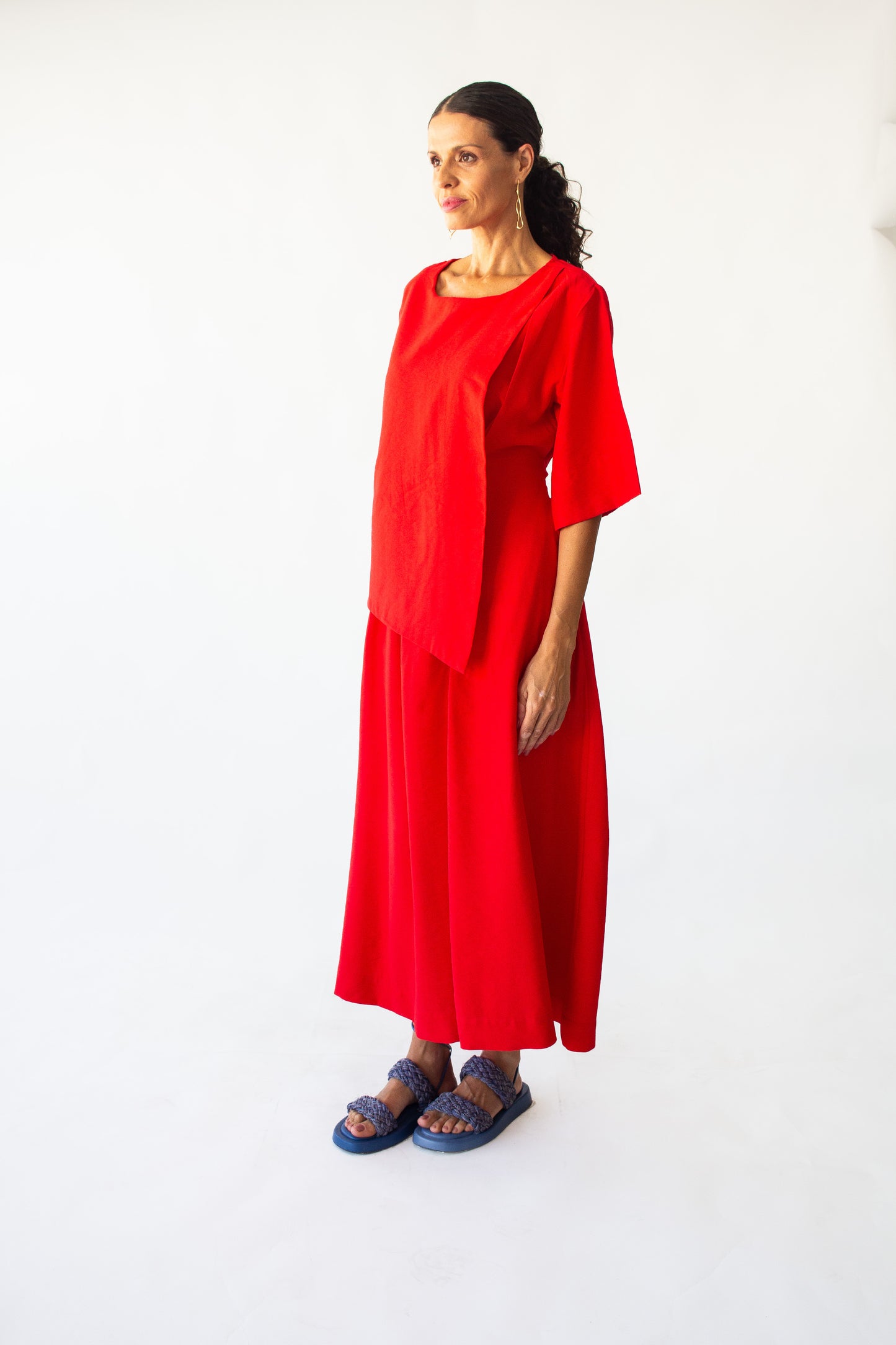 Vestido Utilitário em Alfaiataria