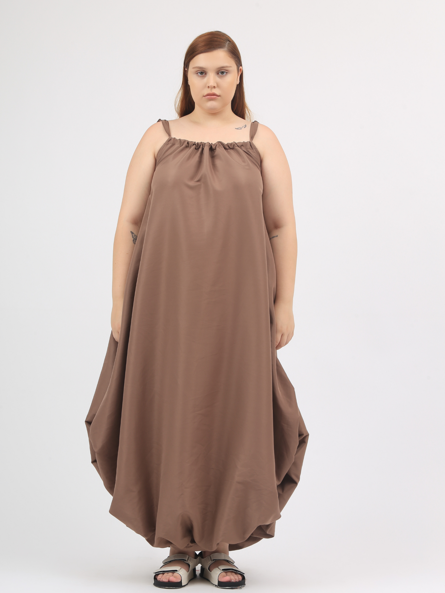 Vestido Balonê Tafetá