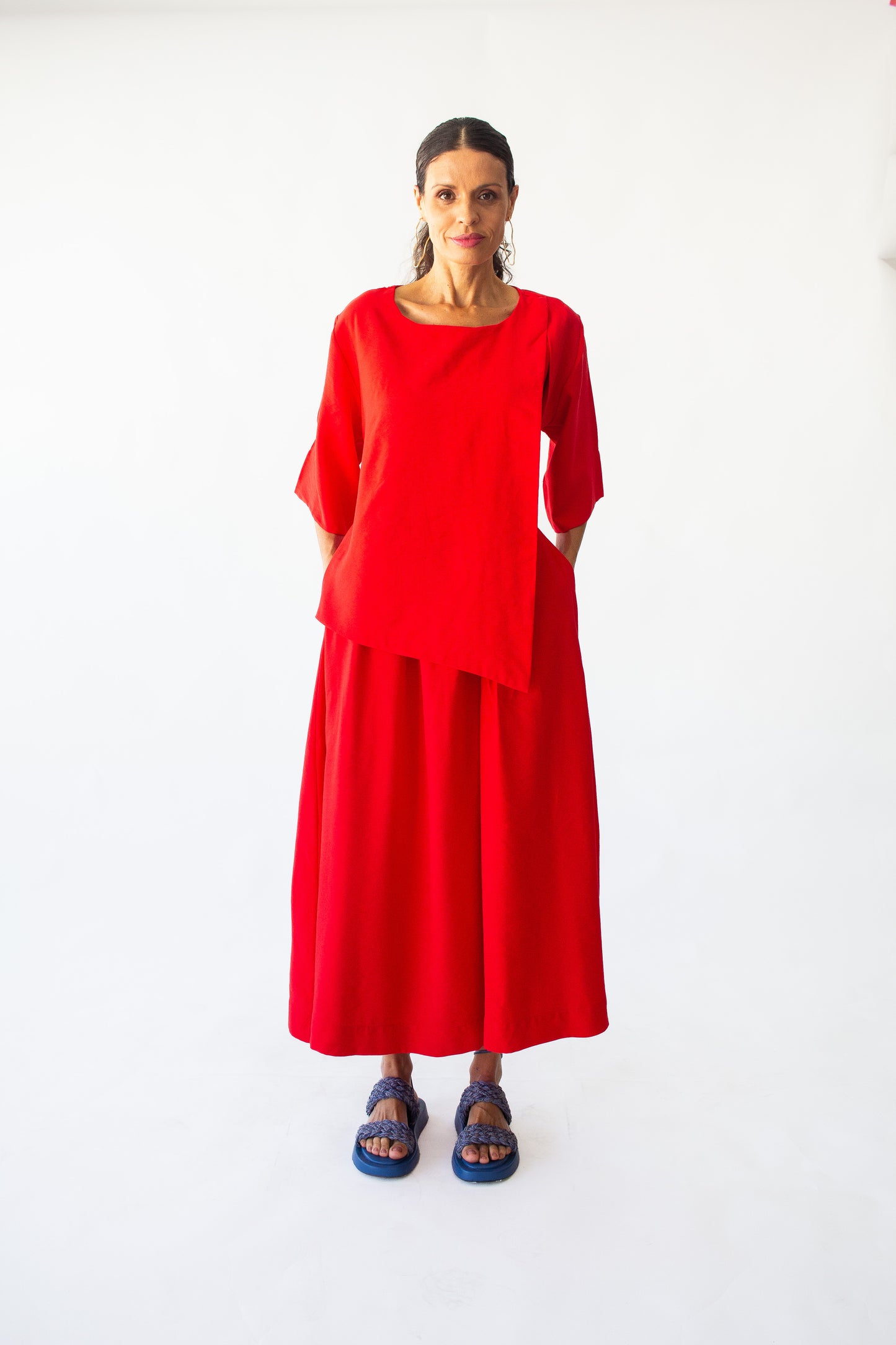 Vestido Utilitário em Alfaiataria