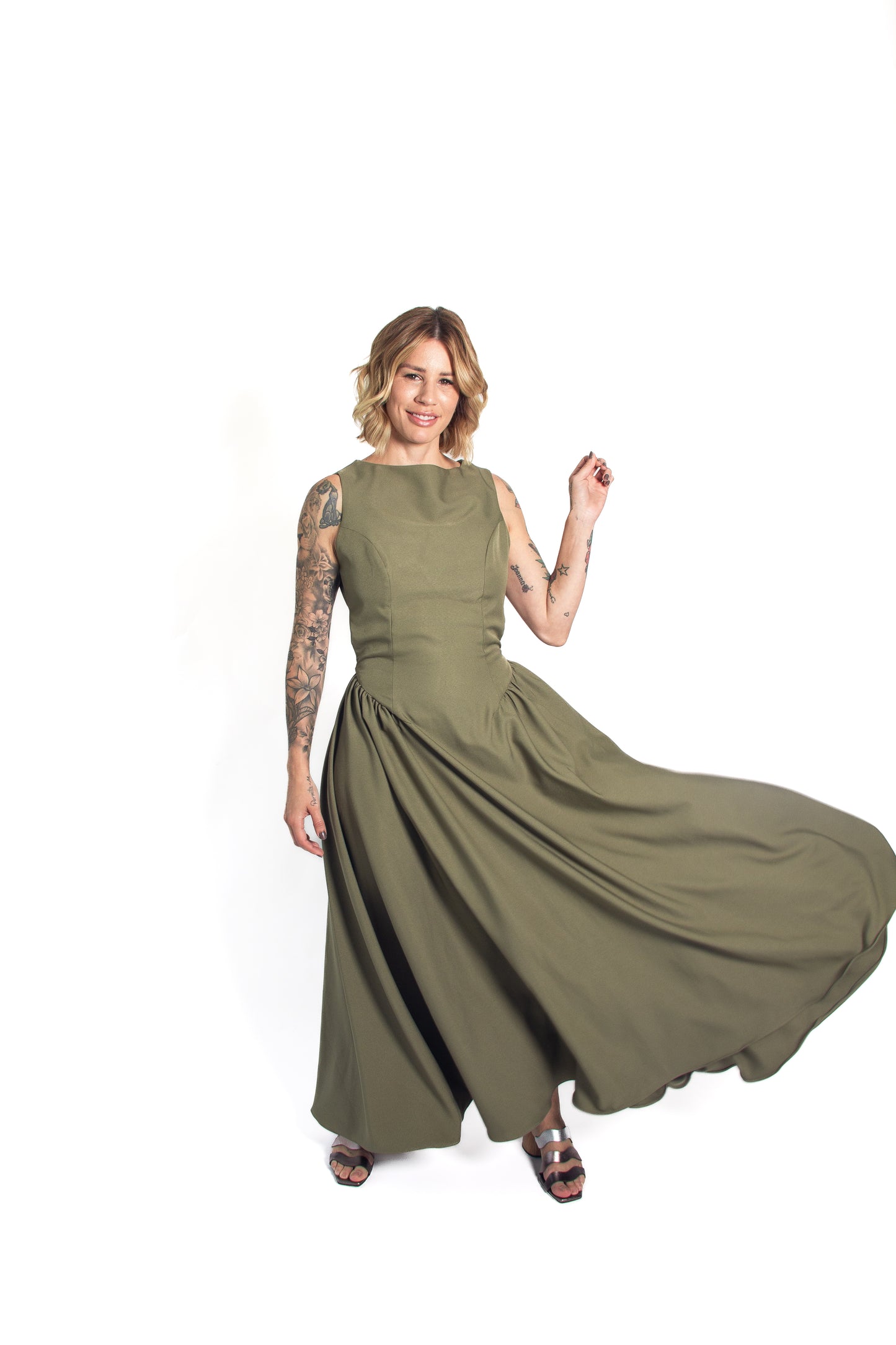 Vestido Longo Alfaiataria
