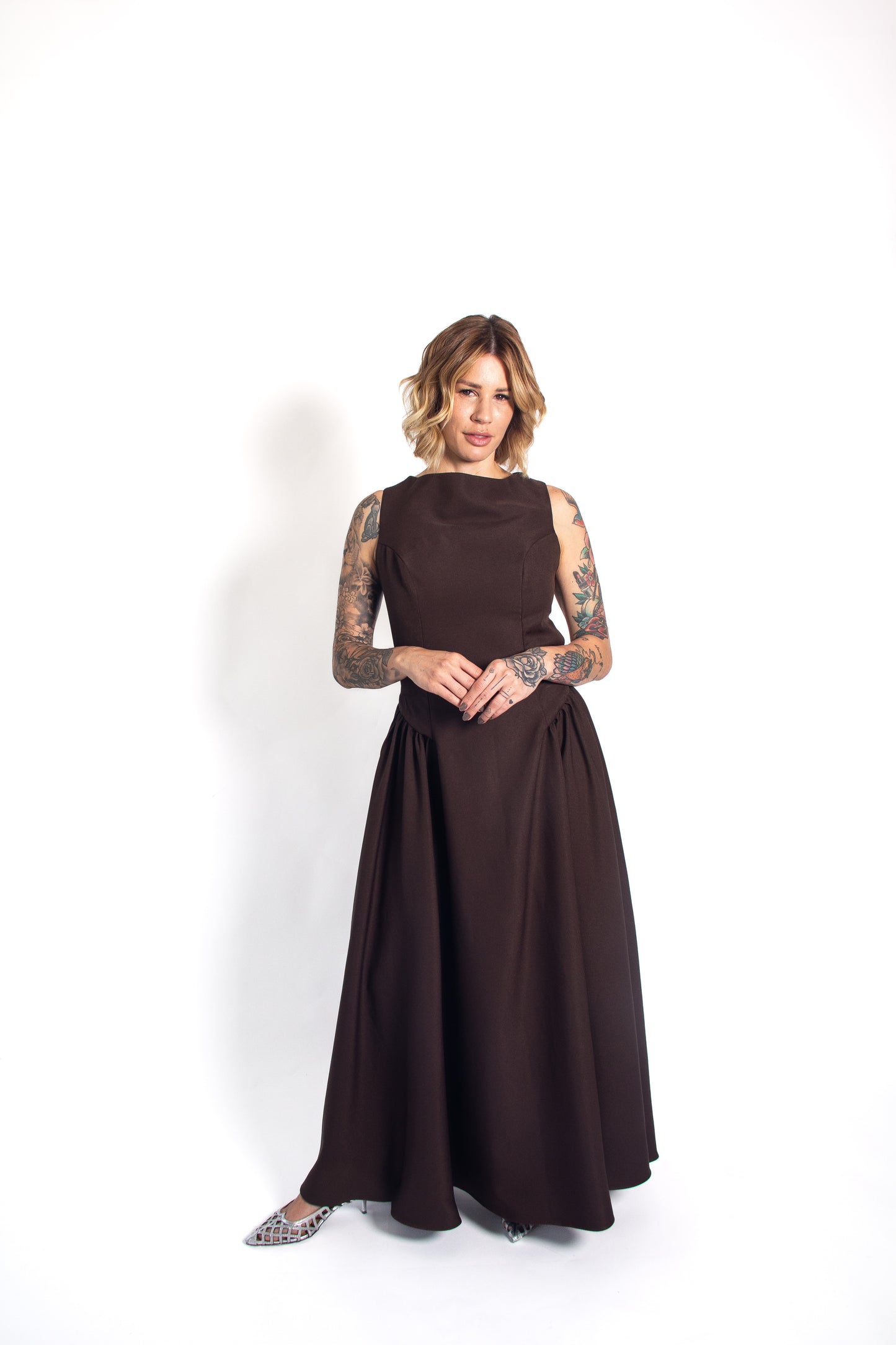 Vestido Longo Alfaiataria