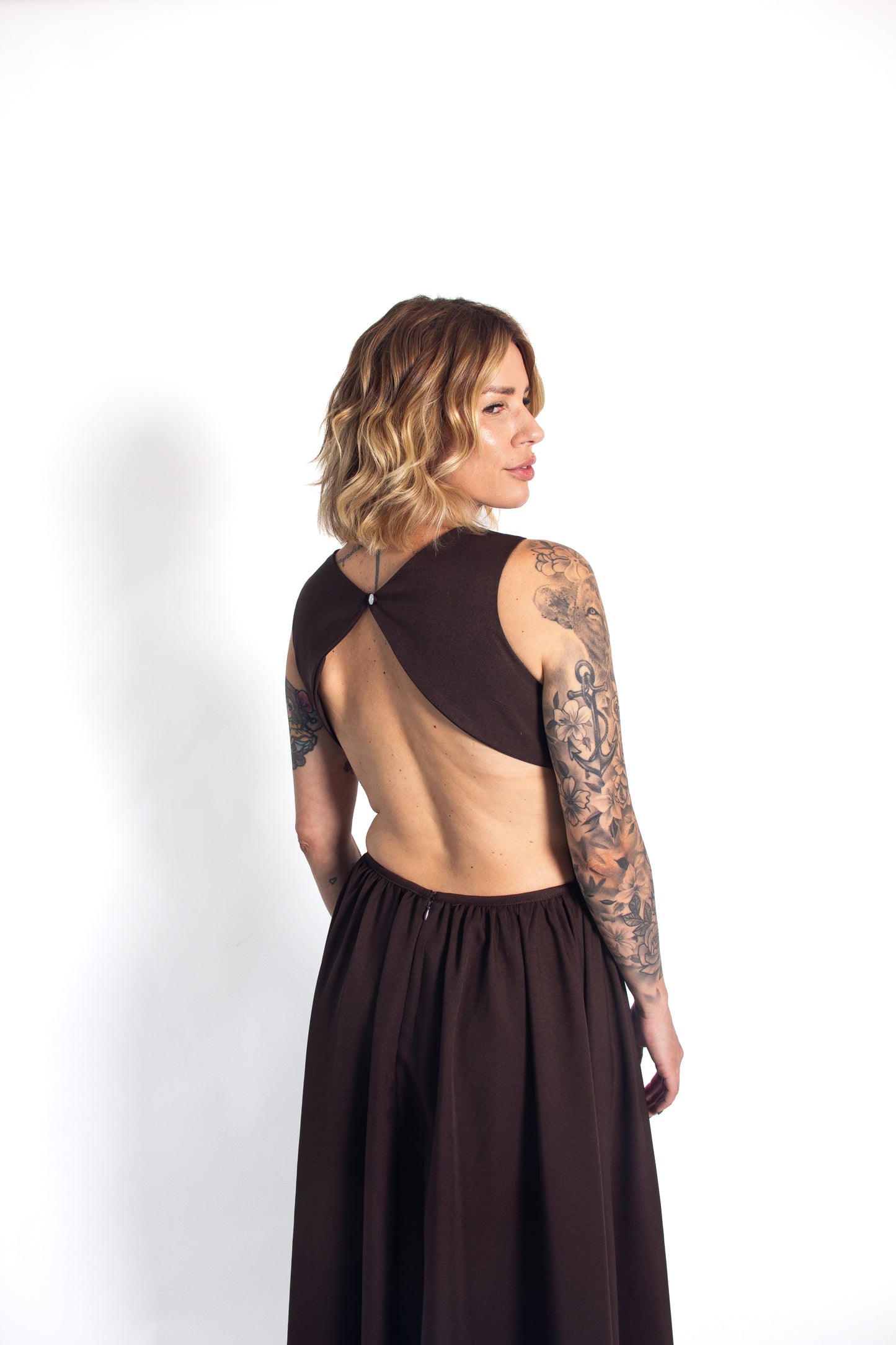Vestido Longo Alfaiataria