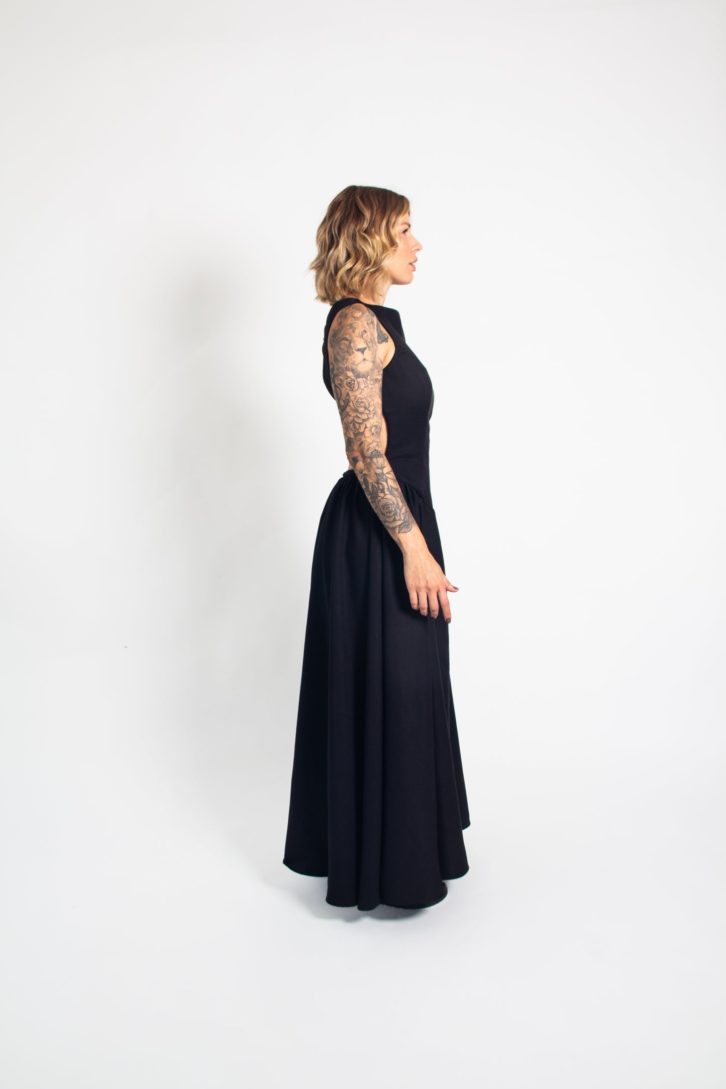 Vestido Longo Alfaiataria