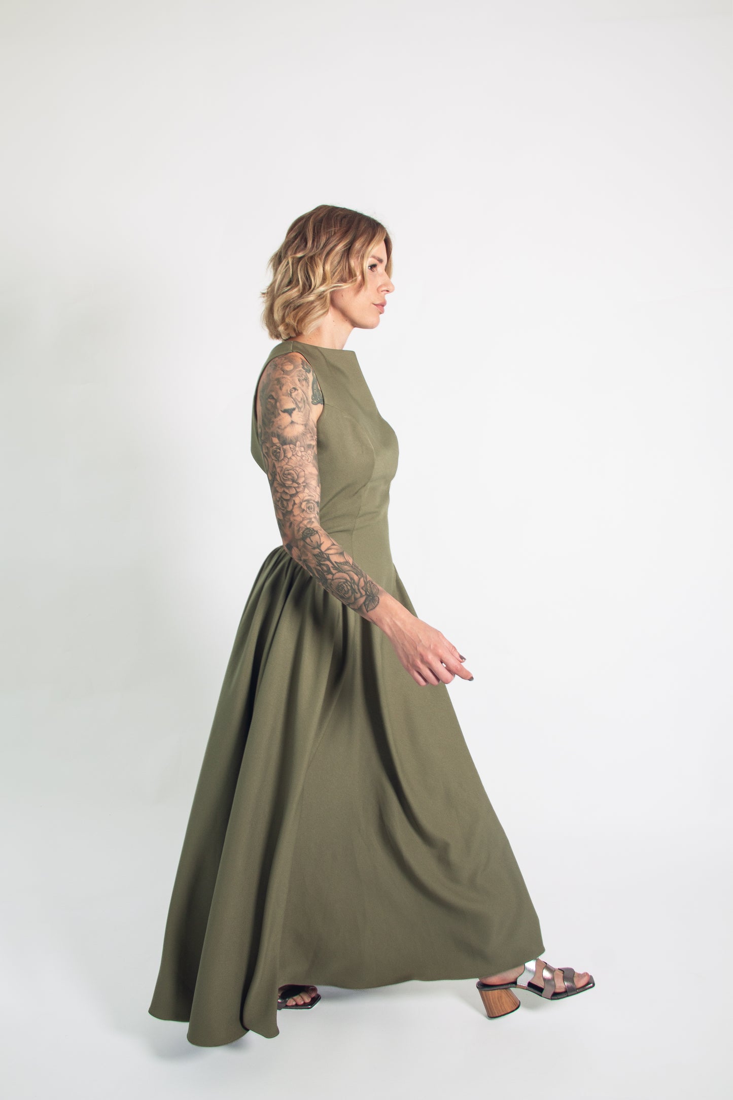 Vestido Longo Alfaiataria