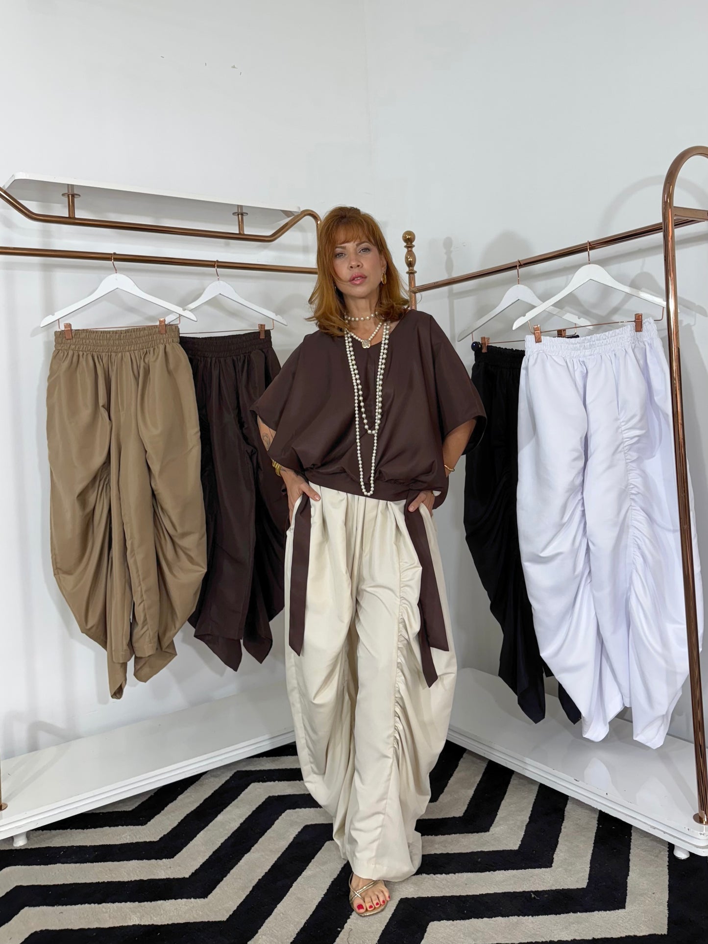 Calça Pantalona Desconstruída
