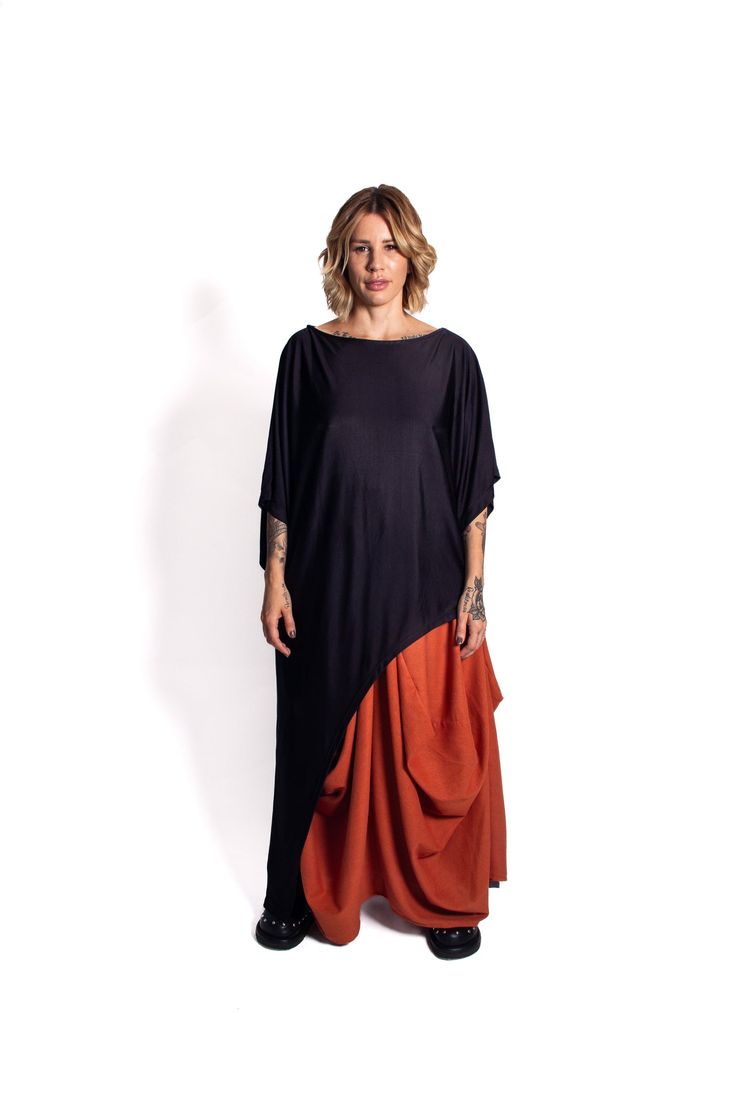 Blusa Alongada em Jersey